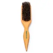 Boar Bristle Slick Back Hair Brush for Sleek Ponytail Bun & Smoothing Baby Ha...
