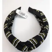 Padded Headband Black Gold White Fashion Hair Accessory by Tasha