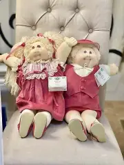 Christmas 1984 Limited Editon (2 Doll Set) Original Cabbage Patch Dolls NWT