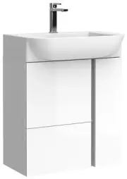 WS Bath Collections Camilia C55 Camilia 22" Wall Mounted Single - White