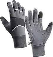 [yuksok] Winter Gloves Thermal Gloves for Adults Touch Screen Cold Weather Gloves with Grip Warm Gloves for Riding Bike Workout Hiking