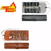 Equipment Roll Pouch Leather Tool Pouch Wrench Tool Knife Chisel Storage Bag NEW