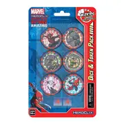 Heroclix Marvel Spider-Man Beyond Amazing Dice & Token Pack