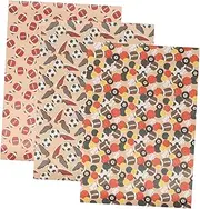 Hoement Diy Sports Ball Wrapping Paper Sheets 1 Set Safe Kraft Paper Multi- Patterned Party Favor Paper Bag