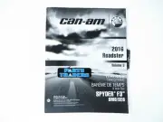 Genuine Can-Am Flat Rate Time Schedule Labor Manual Spyder Roadster F3 2016 SE6