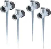 Lawn Sprinkler, Spike Base, Water Flow Thru Sprinklers, for Yard, Lawn, Garden
