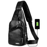 Casual Men's Business Nylon Canvas Chest Shoulder Messenger Fashion Outdoor Bag Bags