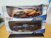 (2) Maisto Bugatti & Lambo 1:18 Scale