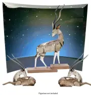 Swarovski scs Stag ￼ gazelle Star crystal Display large