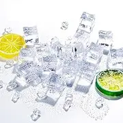 Anyumocz 50 Clear Fake Ice Acrylic Decorative Ice Cubes for Home Decoration, Wedding Centerpiece, Vase Fillers, Photography Props & Kitchen Decoration