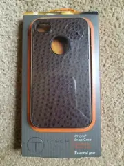 New Tumi T-tech iPhone 4/4s Snap Case Essential Gear Color: Brown