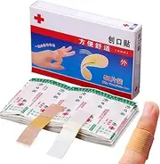 Wound Bandages Waterproof,Waterproof Adhesive Bandage Dressing Strips - 50/100 Count Flexible Fabric Protective Stickers for Minor Cuts & Scrapes, Wound Care Supplies