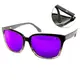 Calvin Klein太陽眼鏡 美式極簡/漸層黑-水銀紫#CK4277SA 372