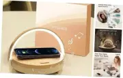 Birthday Gifts for Women, 5 in 1 Bedside Lamps with Wireless Charger