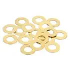 28Pcs Brass Flat Washer, M10 3/16"x1/16"x0.109mm Fenders Washers Assortment