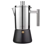 Teflon Espresso Maker Macho Pot Italian Coffee Induction Cooker Percolator Steel