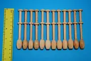 12 New Belgian Bruges Flanders Lace Bobbins For Lacemaking Cade Style