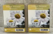 Fusion Wax Melts "Fresh Picked Daisies" Highly Scented 2 Packs of 2.5 oz Each