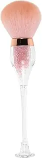 LIFKOME Nail Dust Brush Makeup Brushes Nail Brush for Dust Gel Nail Brush Long Handle Nail Art Brush Nail Art Cleaner Portable Blush Brush Bottle Cleaning Brush Pink Fiber Wool