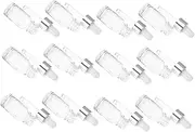 Happyyami Leakproof Essential Oil Containers 12pcs Glass Dropper Bottles Wide Mouth for Refill