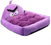 Dog Bed, Super Soft Pet Sofa Cats Bed, Pet Lounger, Self Warming and Breathable Pet Bed Premium Bedding/Purple (Size : 45x42x10cm)