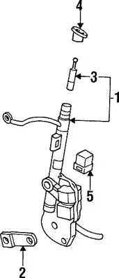 Genuine GM Bracket Rdo Power Antenna 22122777