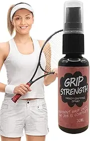 Hand Grip Spray - Enhanced Pole Grip, Firm Bat Grip, Anti-Slip Sticky Spray | Grip Enhancer for Sweaty Hands, Football, Tennis, Pole Fitness, Gymnastics, 30mL, Perfect for and Activities