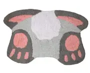 Easter Spring Bunny Tail Plush Cotton Rug Spring Rabbit Floor Mats Bath Rugs