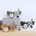 Clock Ornament Creative Shape Long Lasting Creative Non-ticking Analog Alarm