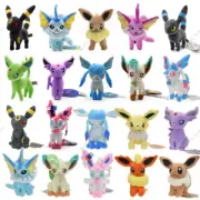 Pokemon 8" 9 Type Standing Eevee Plushie Plush Doll Soft Toy Kids Cute Gifts
