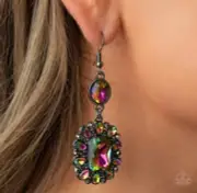 Paparazzi Jewelry Accessories - Capriciously Cosmopolitan - Oil Spill Earrings