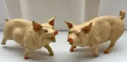Yorkshire Pig Figures - Boar & Sow - Discontinued Safari PLUS BONUS mini piglets