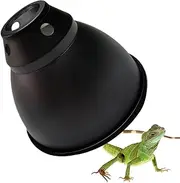 Light Reptile Arrangement - Deep Dome Lamp Cap for UVB and Heating Bulbs | Hard Aluminum Terrarium Light Holder for Bearded Dragons, Turtles, Geckos and Geckos