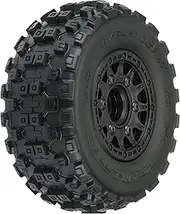 Pro-line Racing 1/10 Badlands MX M2 Fr/Rr 2.2"/3.0" SC Mounted 12mm Blk Raid (2), PRO1015610, Black