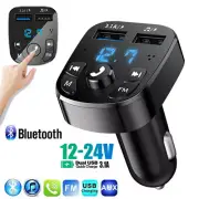Auto Car Accessories Bluetooth FM Transmitter MP3 Radio Adapter Fast USB Charger (for: Renault)
