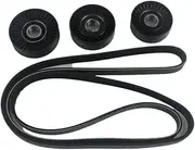 V-Ribbed Belt + Tensioner Pulley Compatible For Benz W169 A150 A160 A170 W245 B150