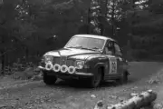 Alastair Robertson John Lindsay Saab 96 V4 1973 Rally Car Racing Old Photo 1