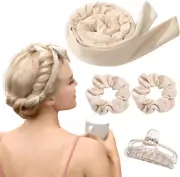 Heatless Hair Curler, Natural Wave Heatless Curling Rod Headband, Upgraded So...