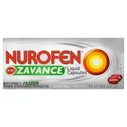 Nurofen Zavance 200mg Liquid 20 Capsules