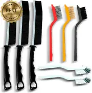 8PCS Crevice Cleaning Brushes Set for Toilet, Grout, Kitchen & Bathroom