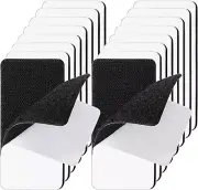 16 Sets 2X4 Inch Strips with Adhesive,Heavy Duty Hook and Loop Tape,Carpet Tape,