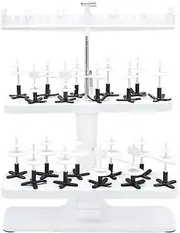 Sew Tech 20 Spool Thread Stand for Embroidery Machine Sewing Quilting Serger Machine, Height Adjustable Cone Thread Holder for Smoother Feed, Large Spool Holder for Brother Singer Babylock Bernina etc