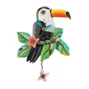 Toucan Tom Wall Clock By Allen Designs *SHIPS WITHIN 14 DAYS*