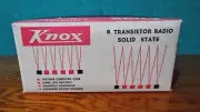 Vintage Knox Transistor Radio CTH-781 deluxe 8 Transistors, NEW