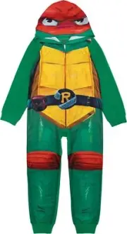 Teenage Mutant Ninja Turtle Raphael Costume Hooded Fleece Pajama Sleeper