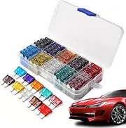 Assorted Fuses Automotive | Car Fuse Replacement Kit | Safe Multifunctional 120X High-Voltage Repair Accessories for Truck Repair Replacement Vehicles Motorcycle Electrical Systems