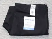 Men's DOCKERS Easy Khaki CLASSIC FIT Flat Front PANTS • 40x29 • BLACK