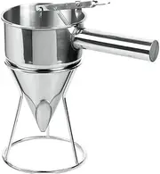 Stainless Steel Funnel Octopus Balls Tools With Handle & Rack, Pancake Batter Dispenser, Waffle Batter Dispenser, Pancake Maker Cooking Tools