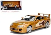 JADA DIECAST Toys CAR 1:24 W/B - Fast & Furious - Slap Jack's Toyota Supra (Gold) 99540-4