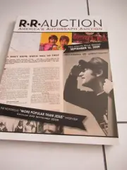 RR Auction Catalog 349 September 2009 Autograph Auction The BEATLES JOHN LENNON!